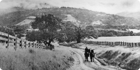 Vintage photo of Sand Hill Road