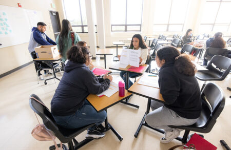 Photo of Adolescents meeting in a room